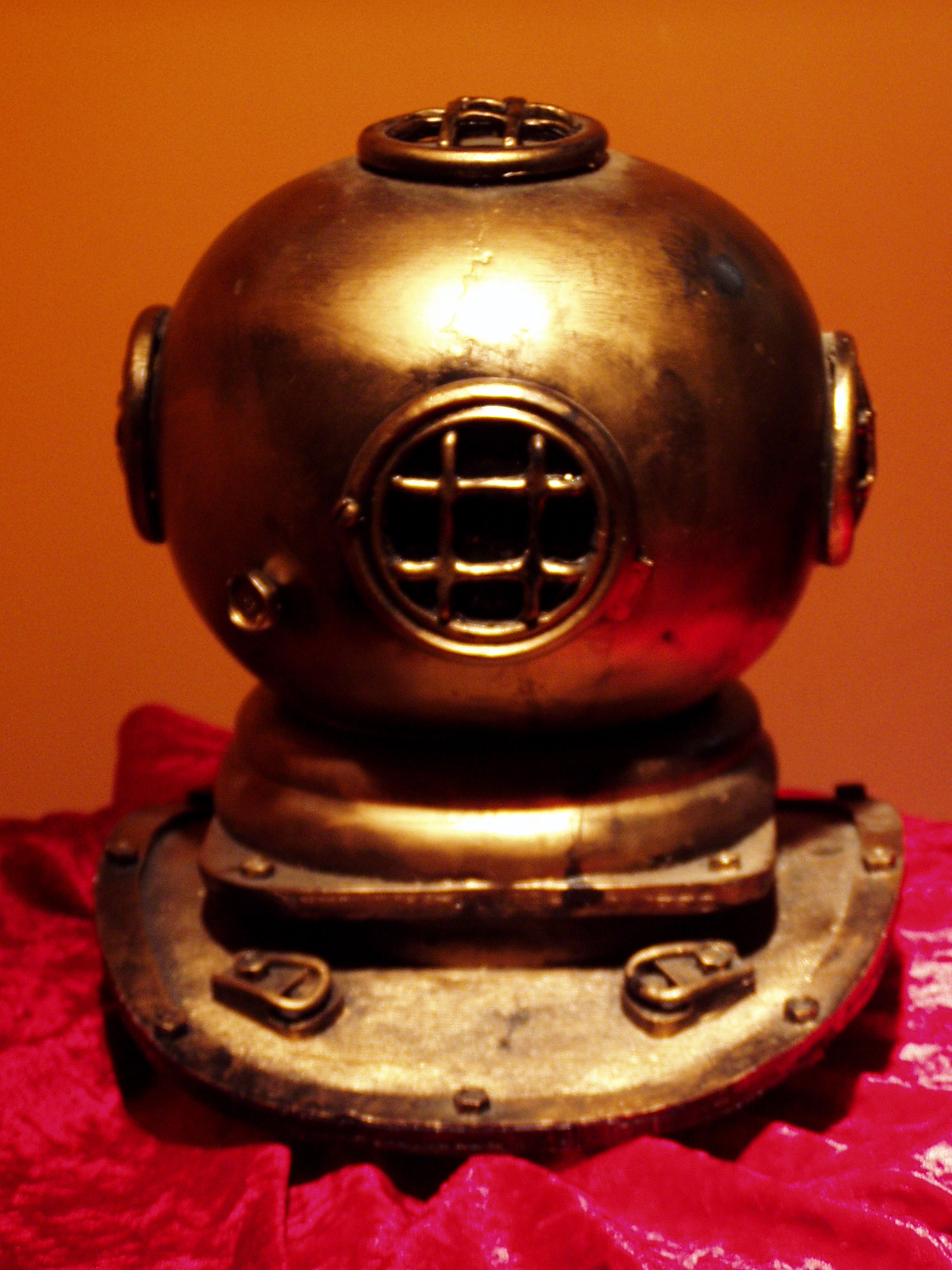 Taucherhelm "nostalgisch", 40cm, Kunststoff